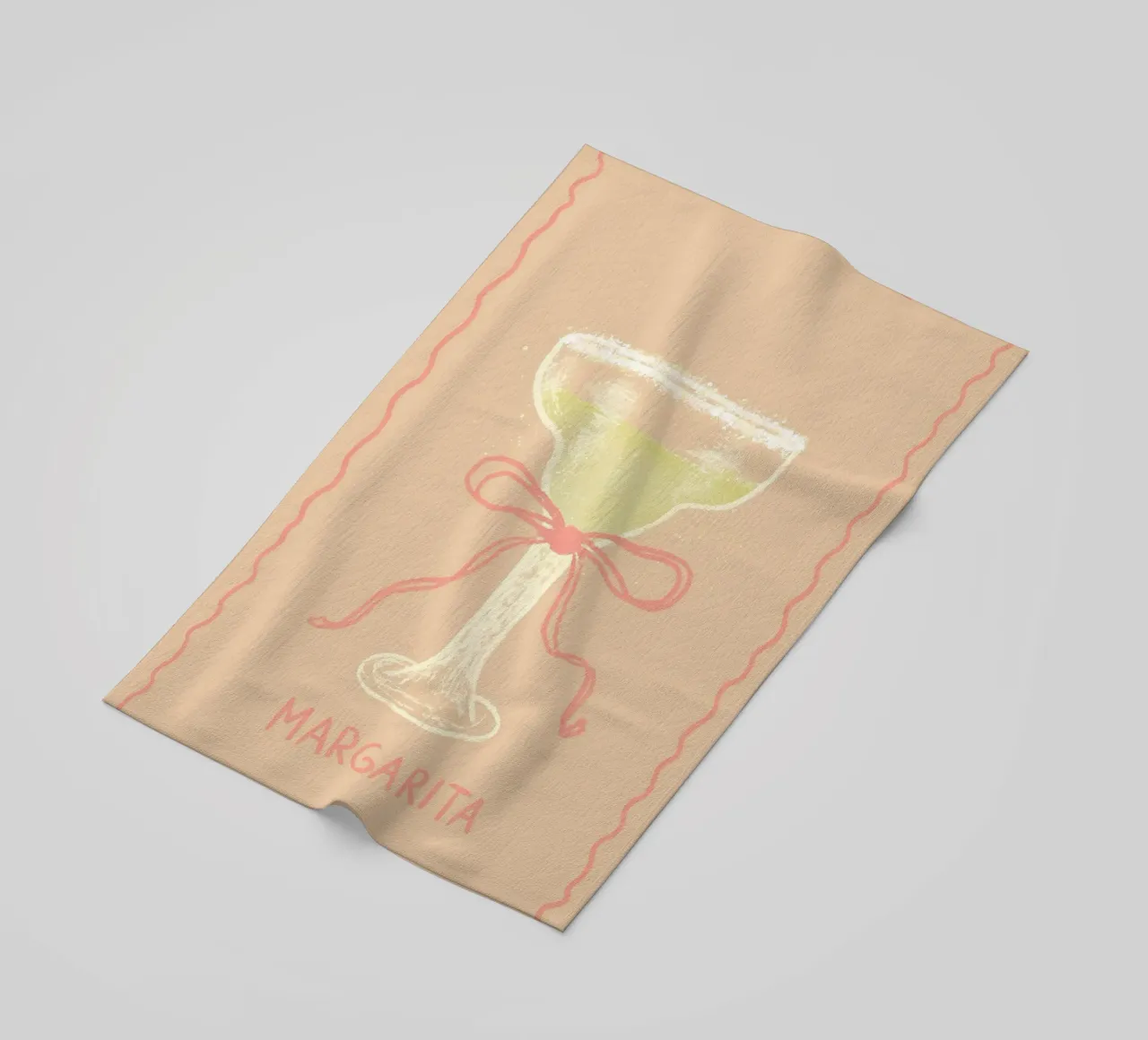 Margarita beach towel by Studio Dolci