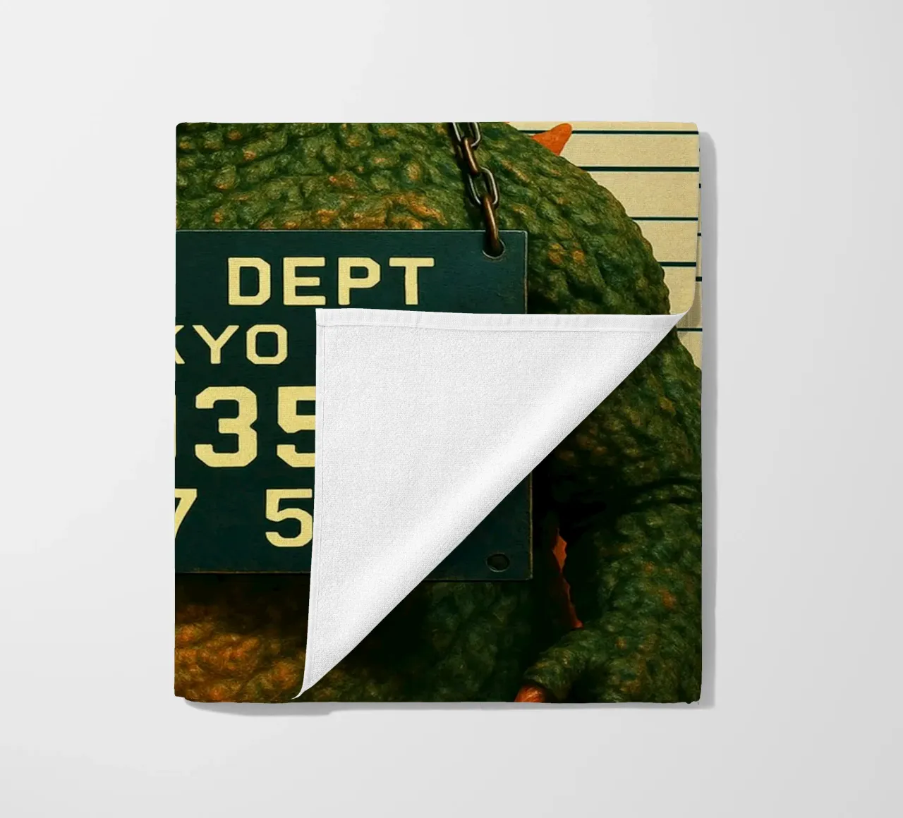 Godzilla Mugshot Divertente Godzilla Monster Art Design telo mare da the gondils
