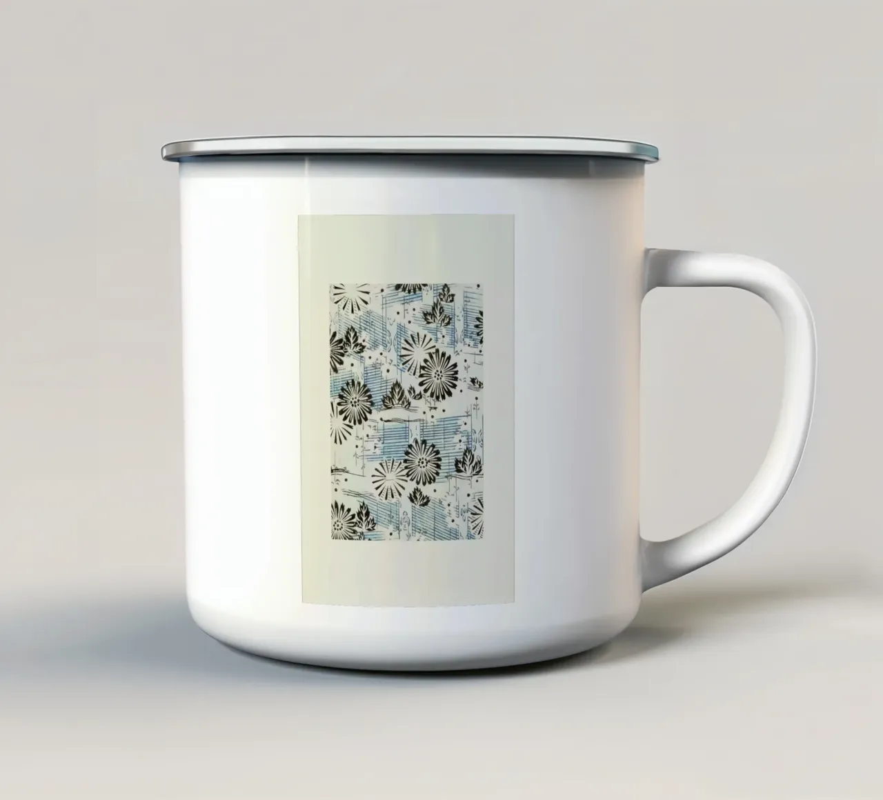 Shin-Bijutsukai - Blue Note tazza in smalto da Vintage by JUNIQE