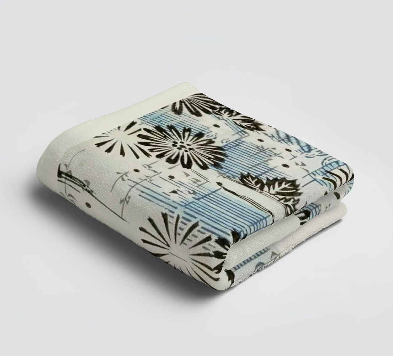 Shin-Bijutsukai - Blue Note towel by Vintage by JUNIQE