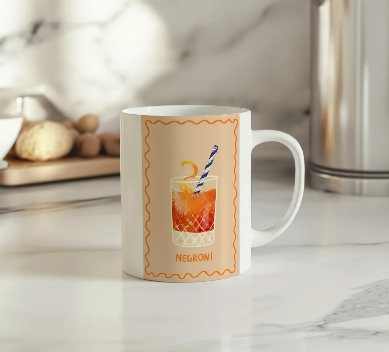 Negroni tazza in ceramica da Studio Dolci