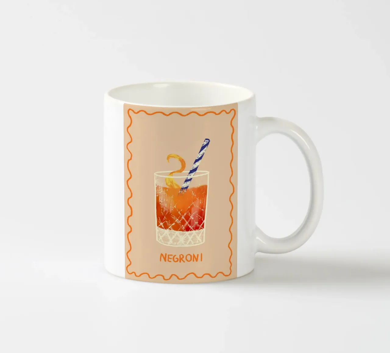 Negroni tazza in ceramica da Studio Dolci