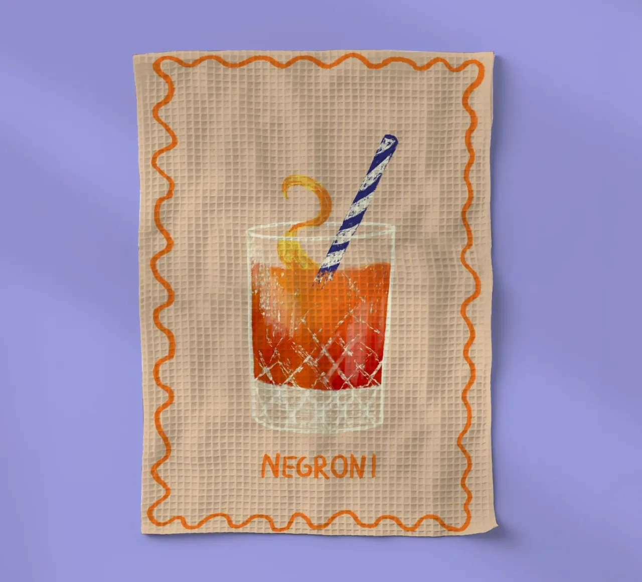 Negroni canovaccio da cucina da Studio Dolci