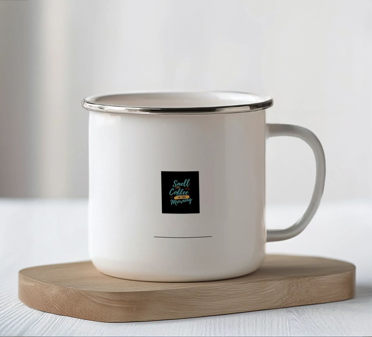 Profumo di caffè al mattino tazza in smalto da Agnazarshop