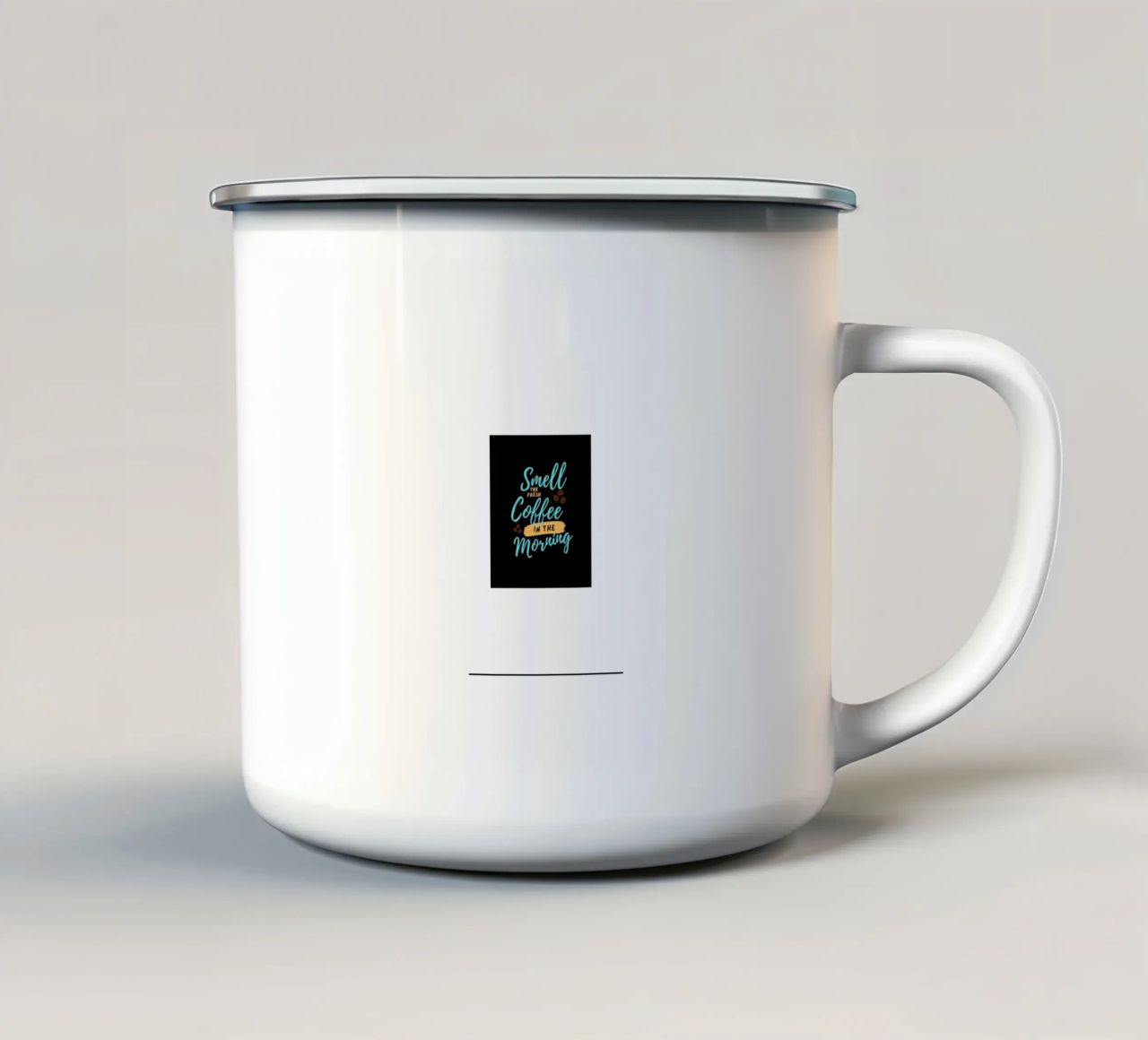 Profumo di caffè al mattino tazza in smalto da Agnazarshop