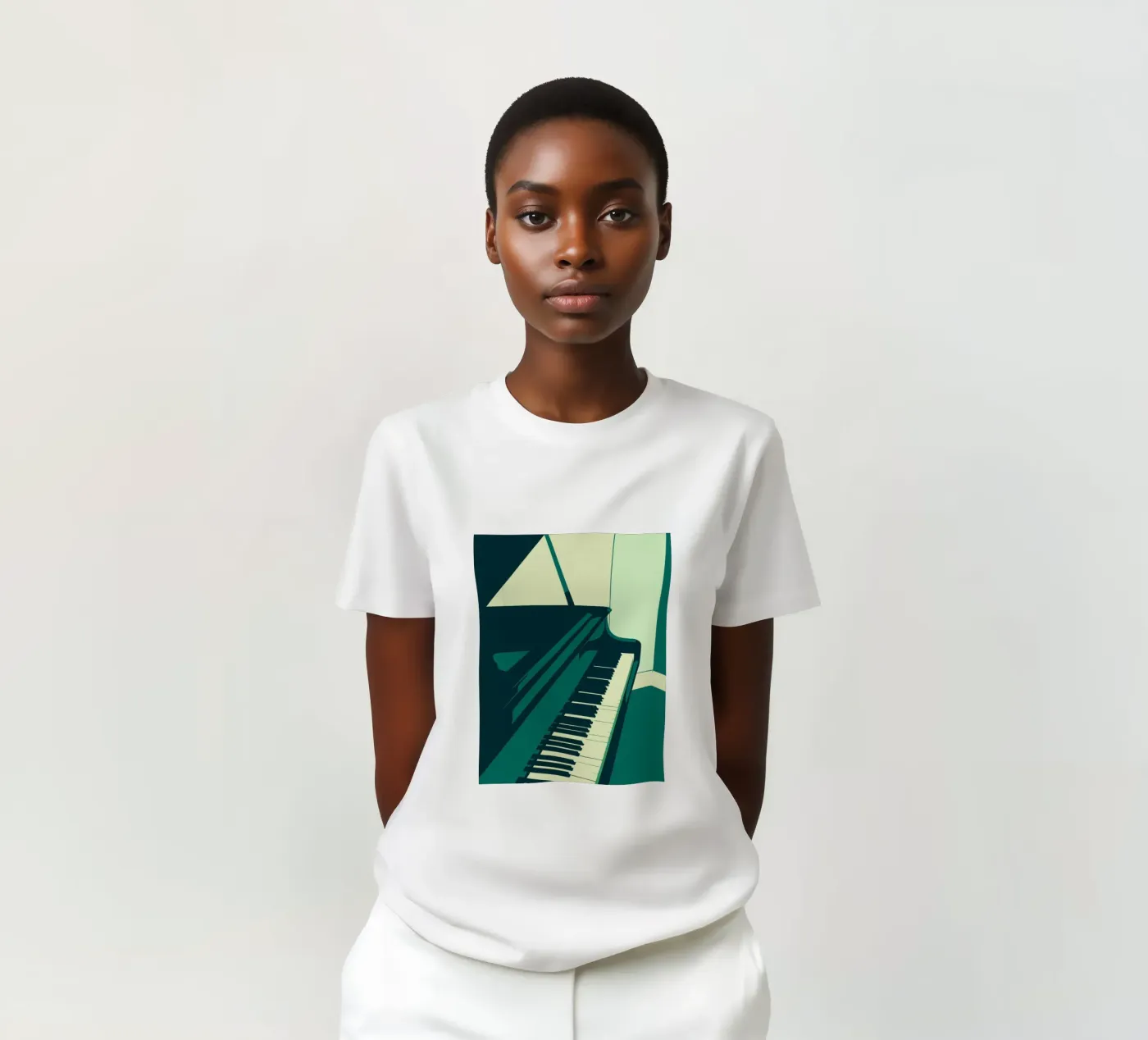 Piano t-shirt da MUSIC EDITION
