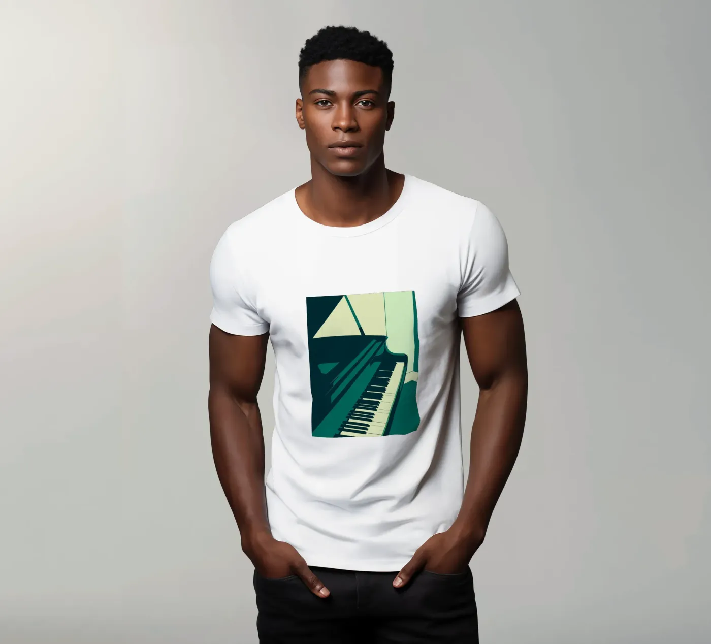 Piano t-shirt da MUSIC EDITION