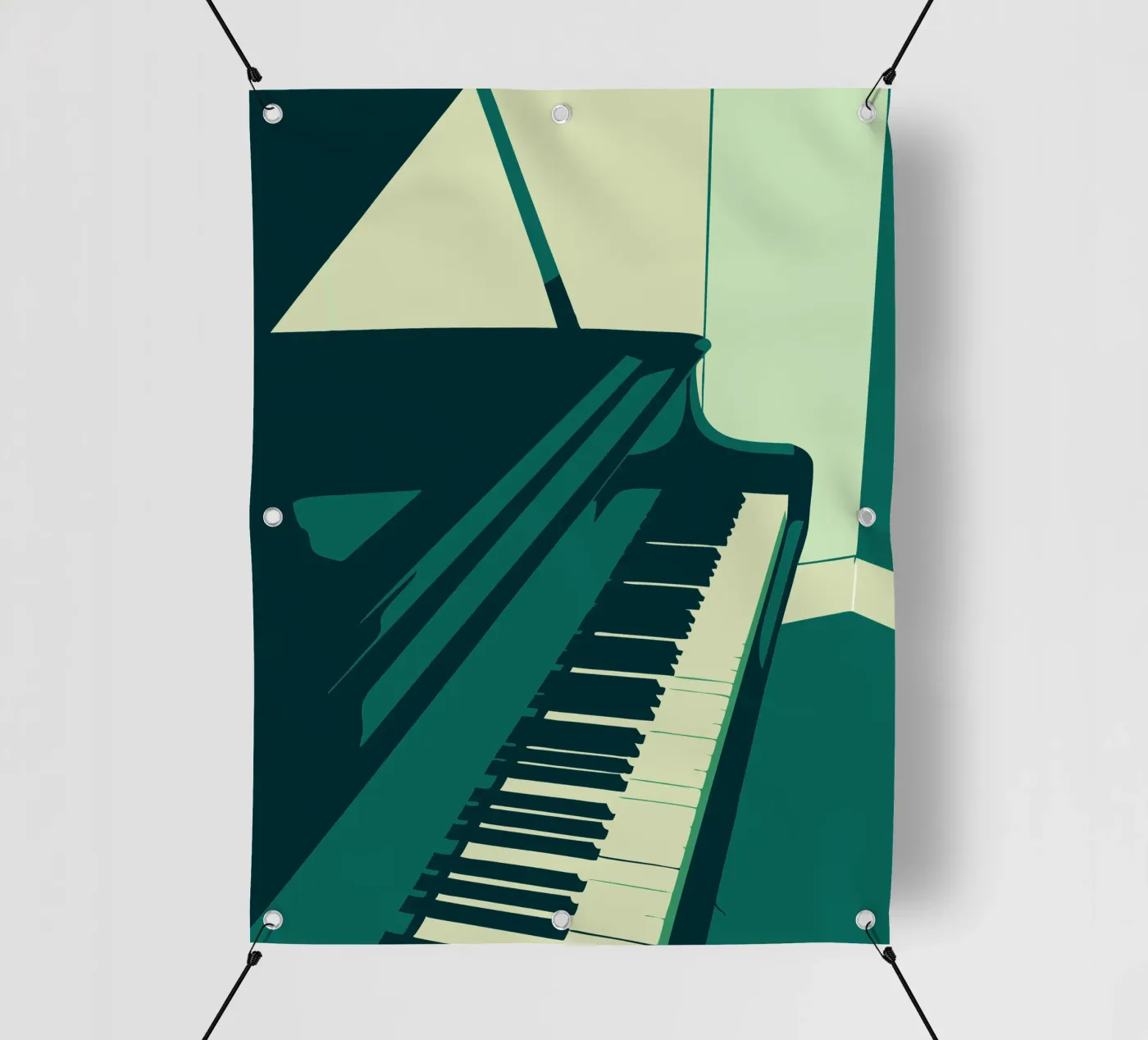 Piano telo in pvc da MUSIC EDITION