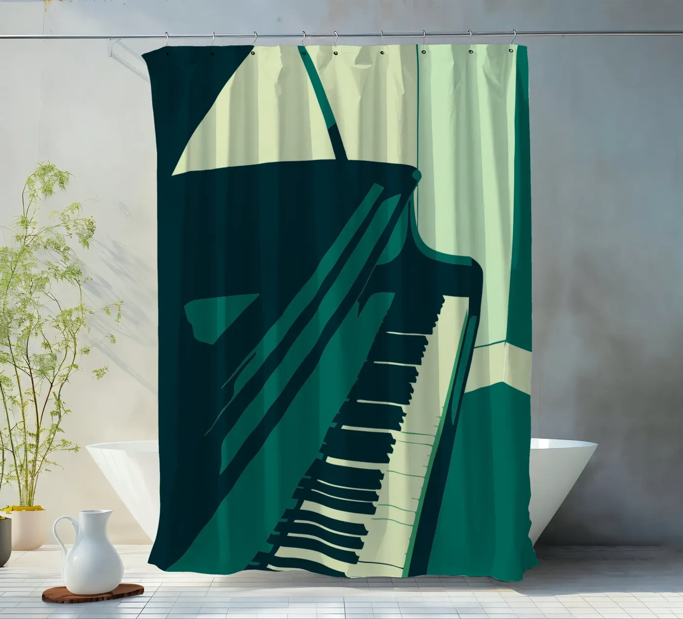 Plan Duschvorhang von MUSIC EDITION