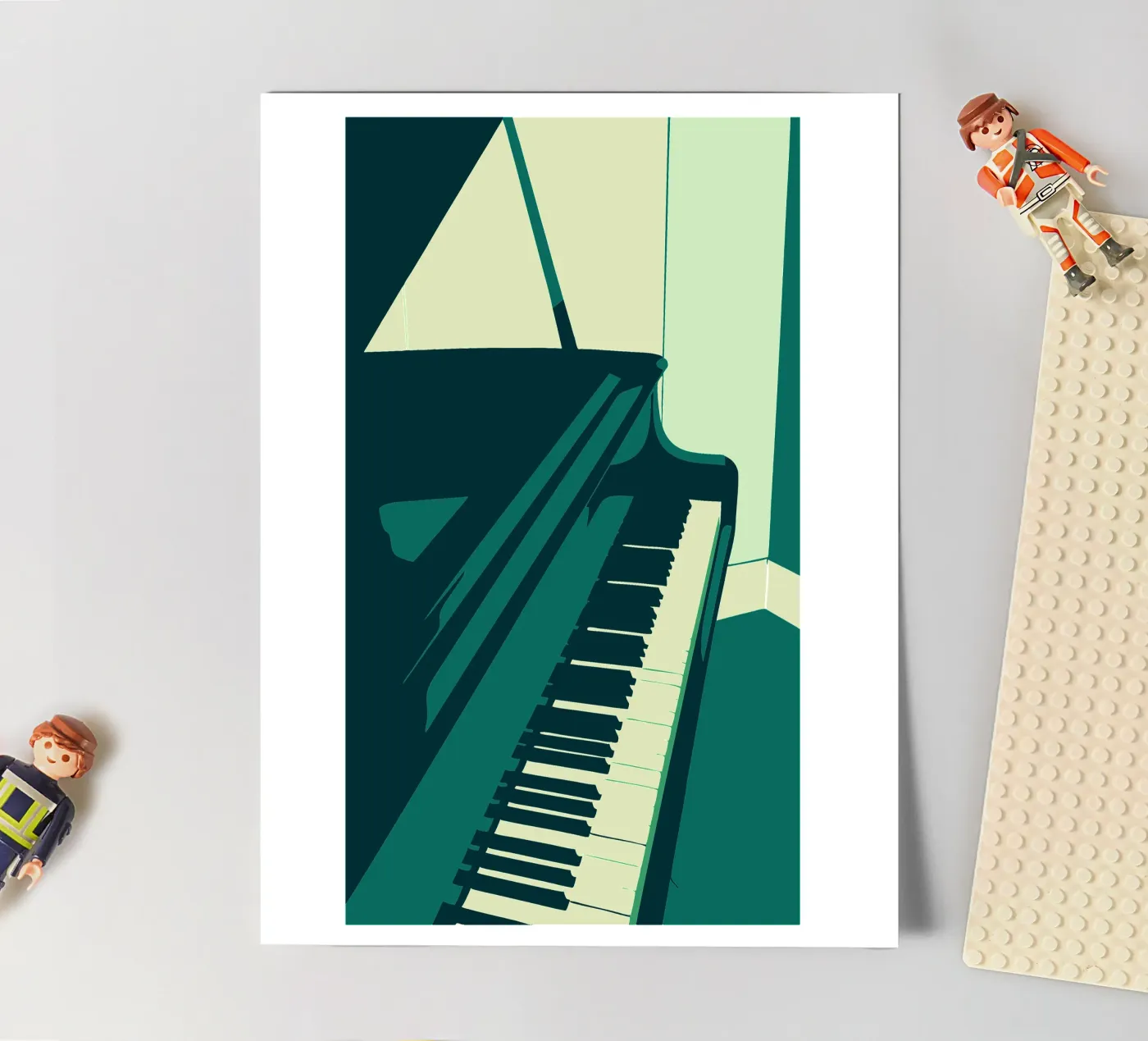 Piano foglio adesivo da MUSIC EDITION