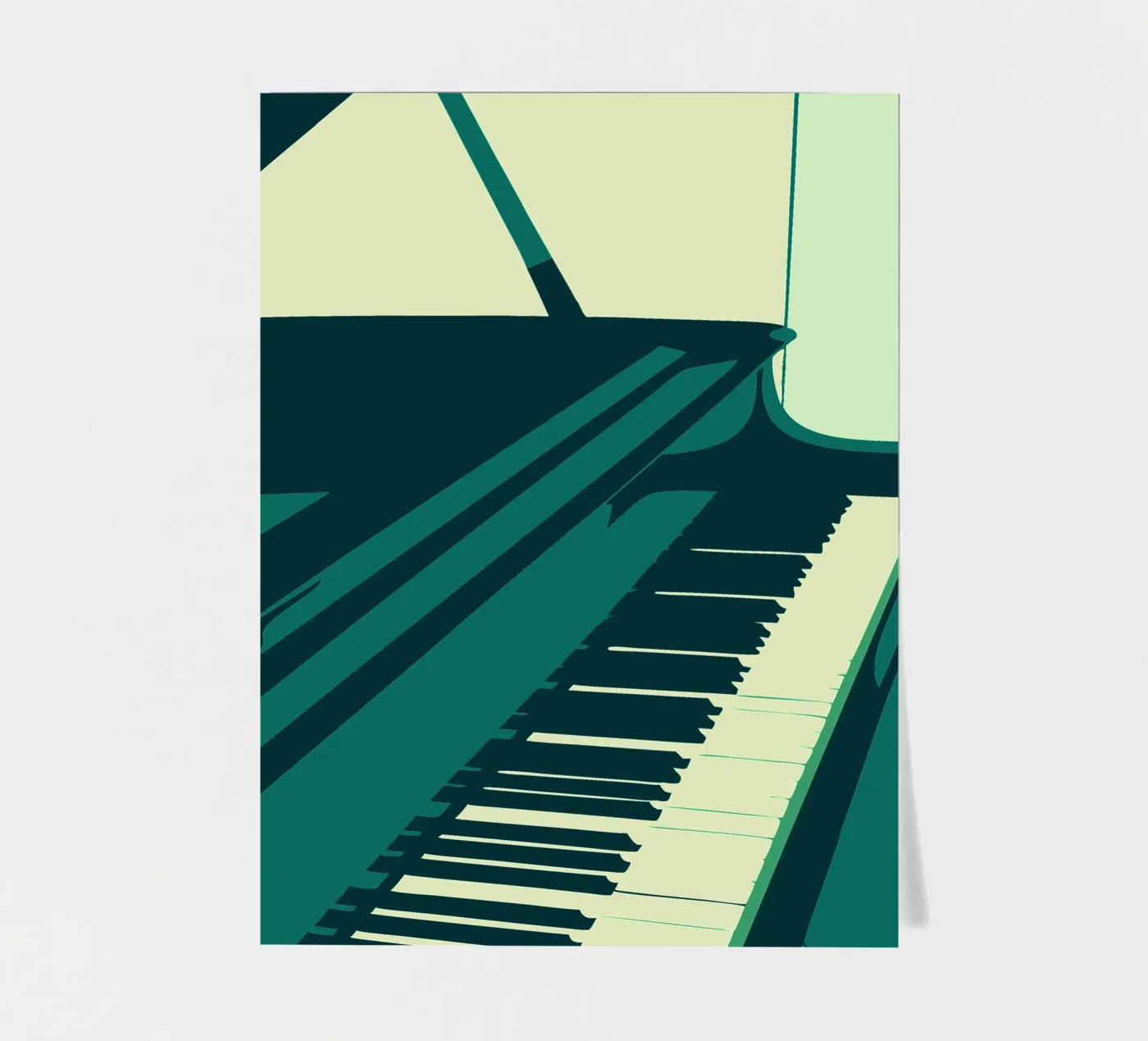 Piano foglio adesivo da MUSIC EDITION