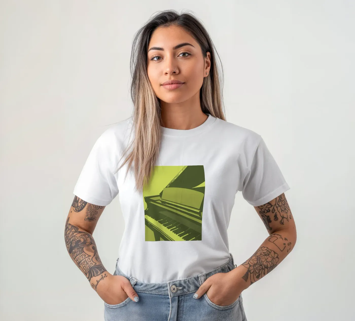 Piano t-shirt da MUSIC EDITION
