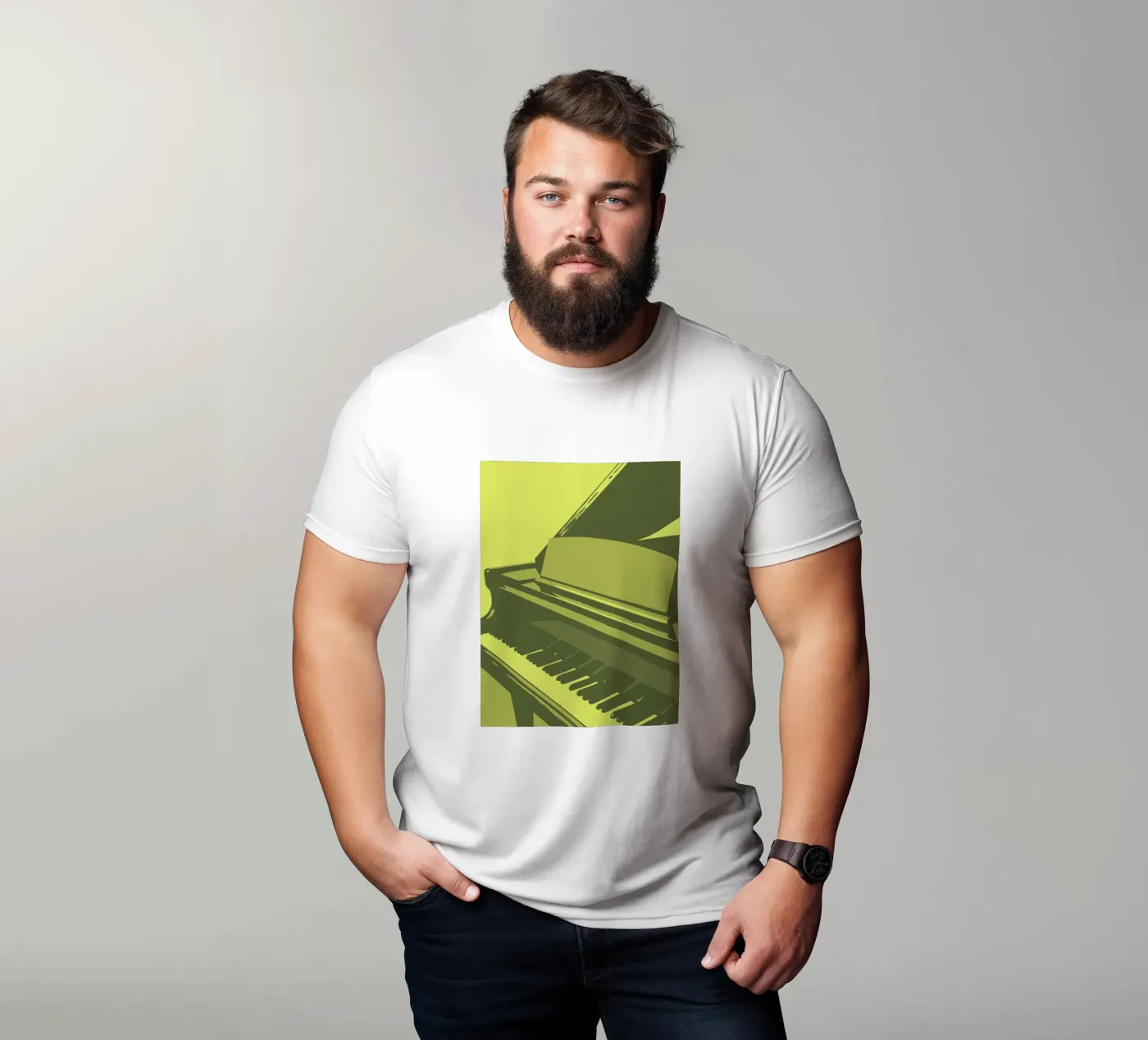 Piano t-shirt da MUSIC EDITION