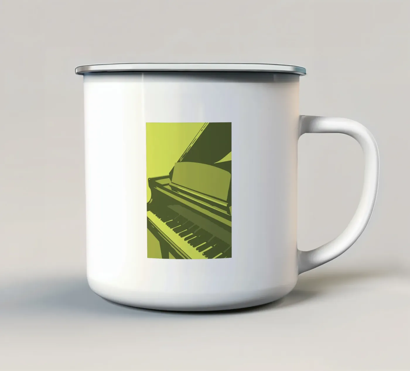 Plan enamel mug by MUSIC EDITION