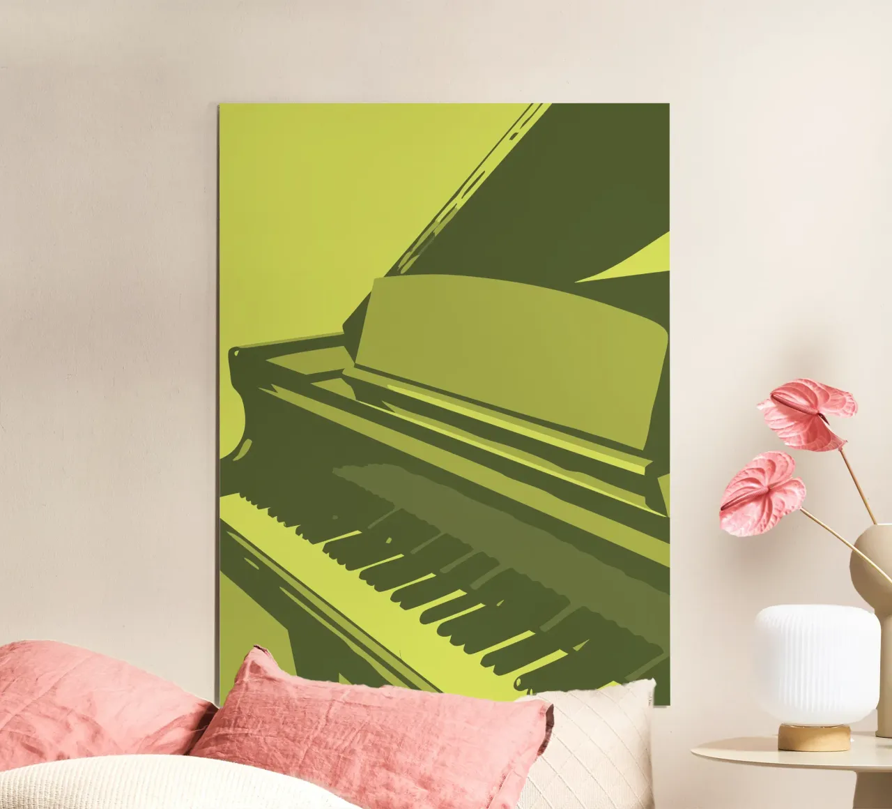 Piano poster con telaio in plastica da MUSIC EDITION