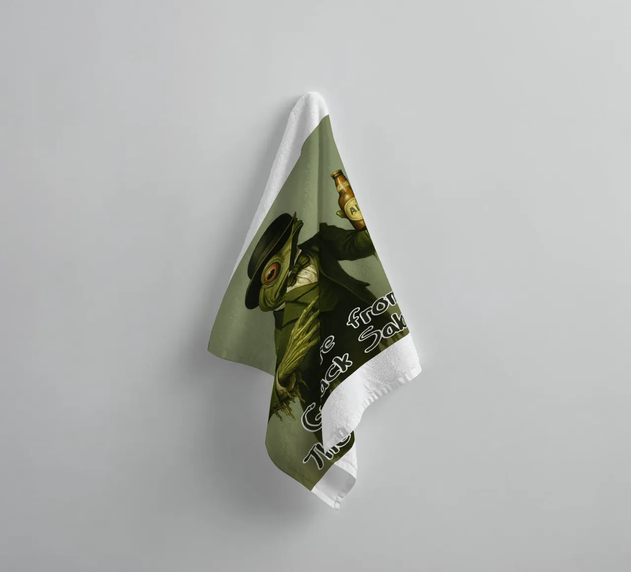 I'm A Creature From The Black Saloon towel by the gondils