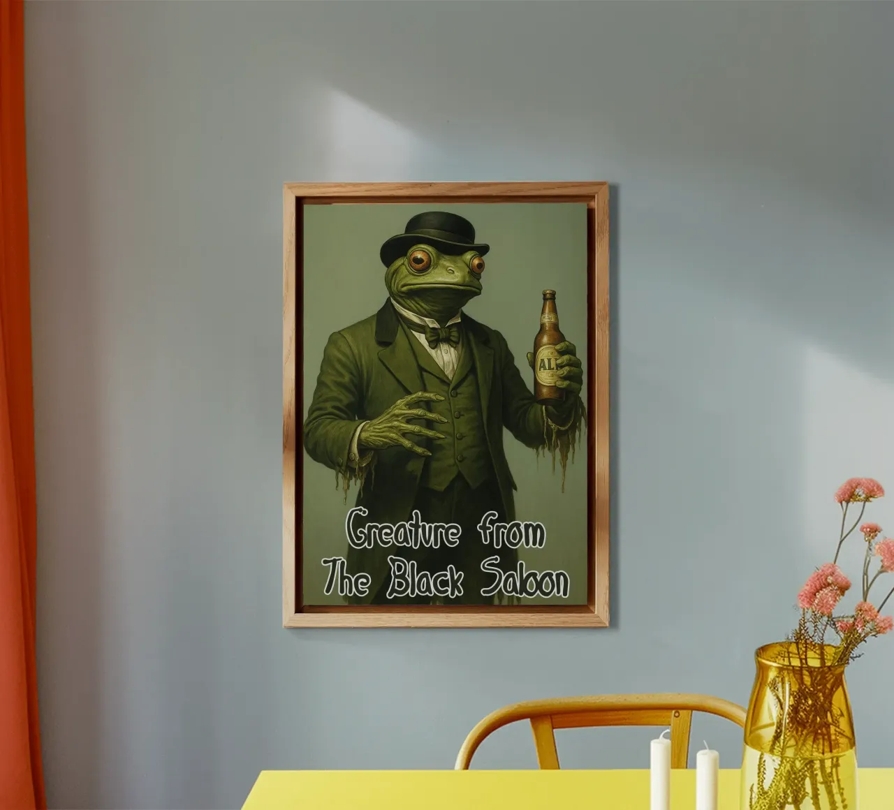 Sono una creatura del saloon nero alluminio dibond da the gondils