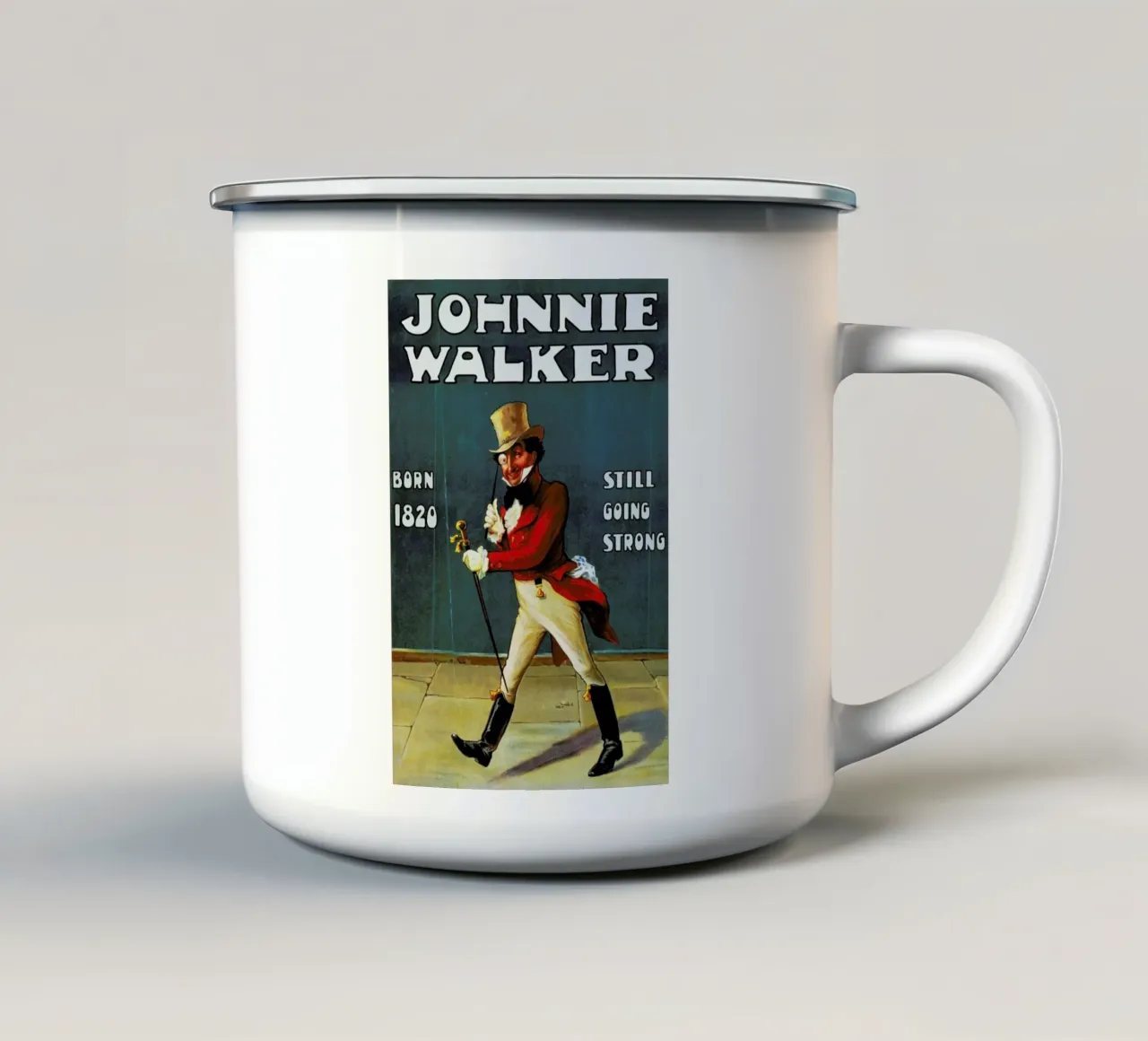 Johnny Walker tazza in smalto da ARTOTHEK