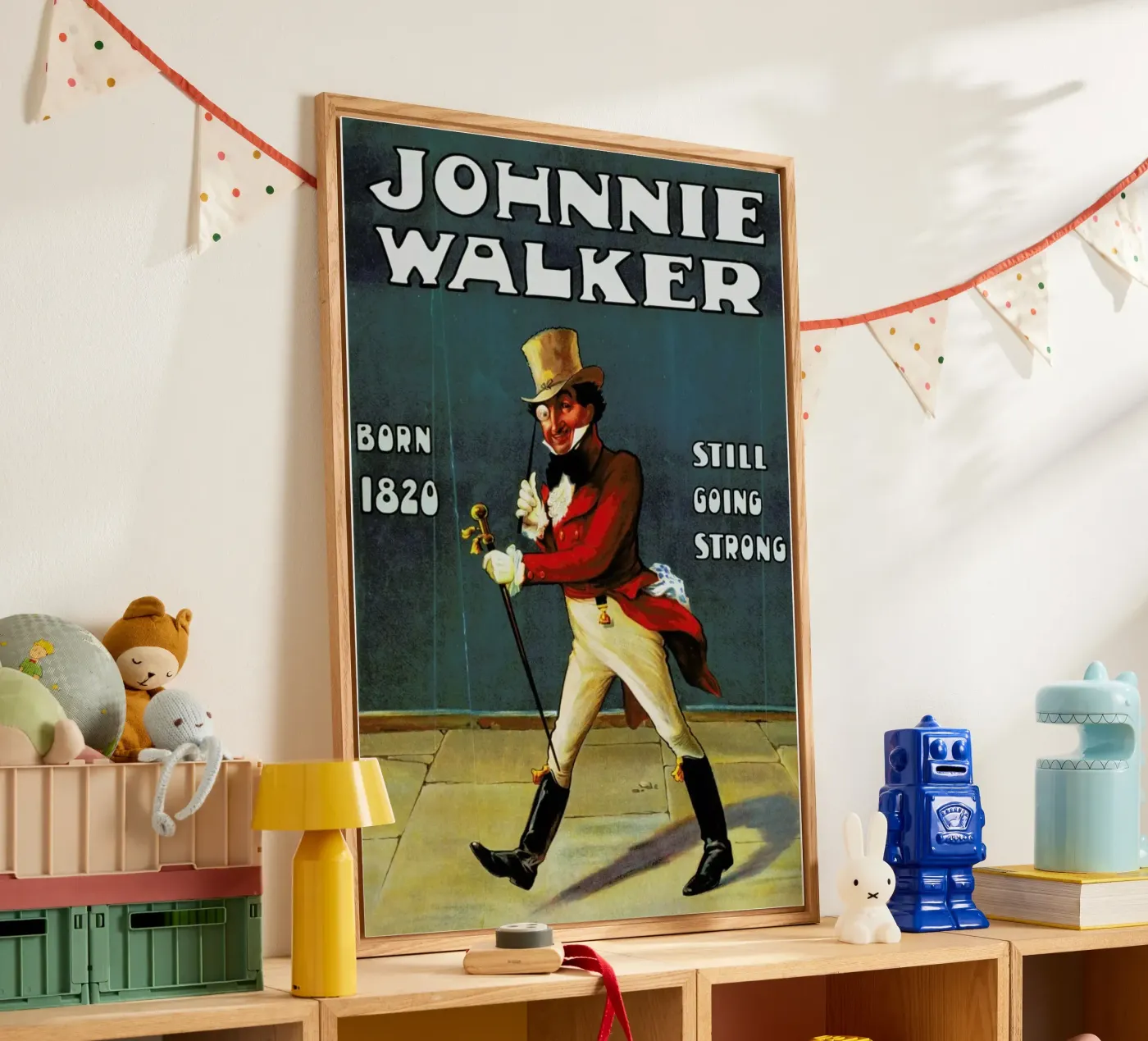 Johnny Walker acryl van ARTOTHEK