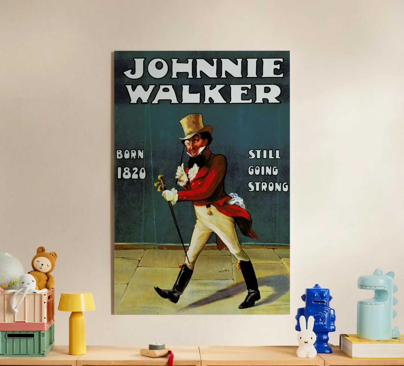 Johnny Walker acryl van ARTOTHEK
