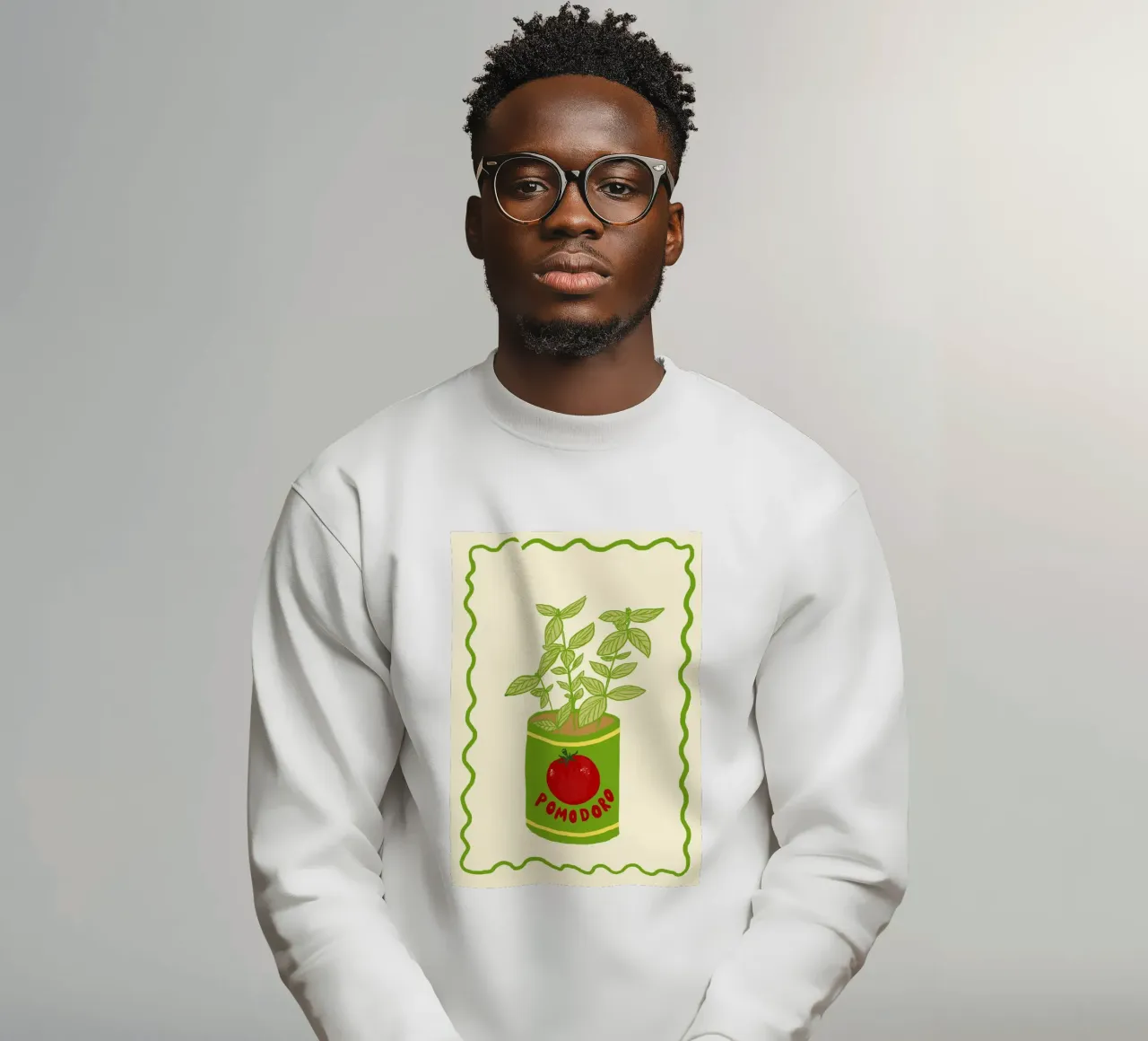 Pomodoro & Basilico felpa da Studio Dolci