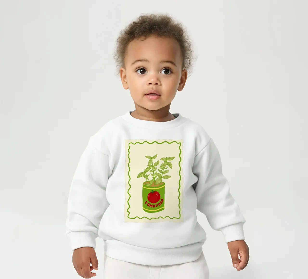 Pomodoro & Basilico sudadera de bebé de Studio Dolci