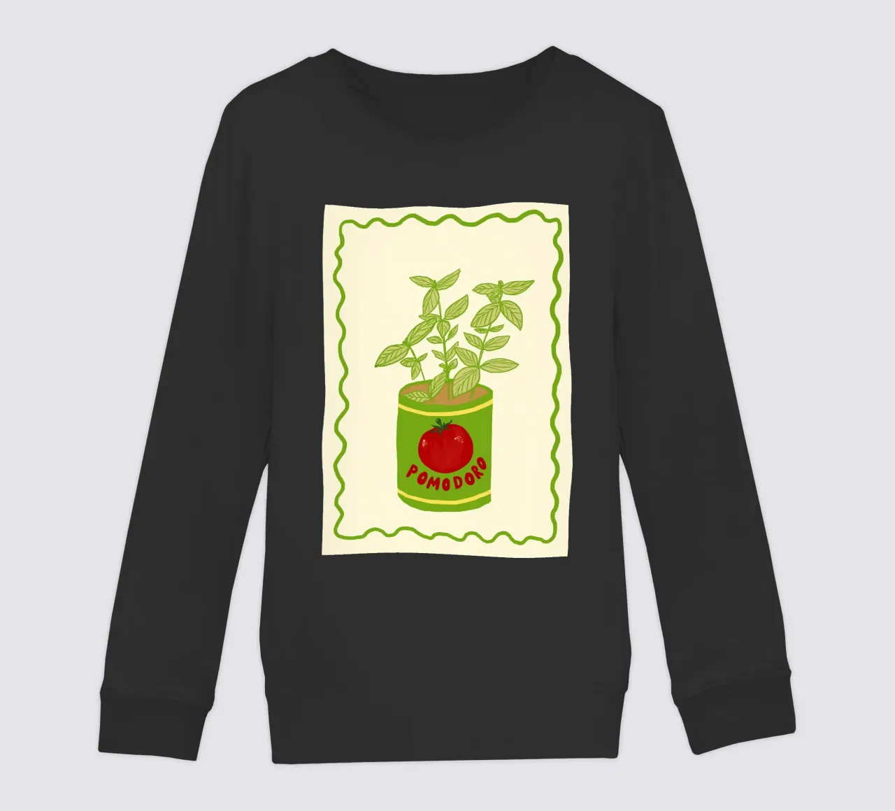 Pomodoro & Basilico felpa bambino da Studio Dolci