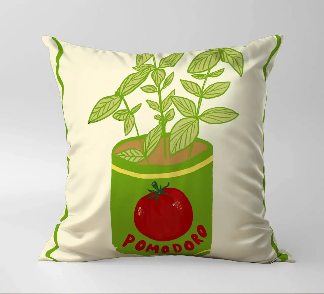 Pomodoro & Basilico cuscino da Studio Dolci