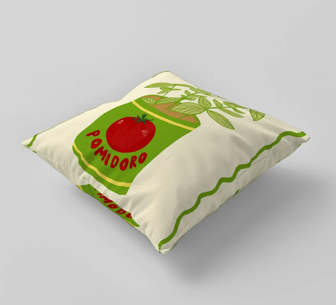Pomodoro & Basilico cuscino da Studio Dolci