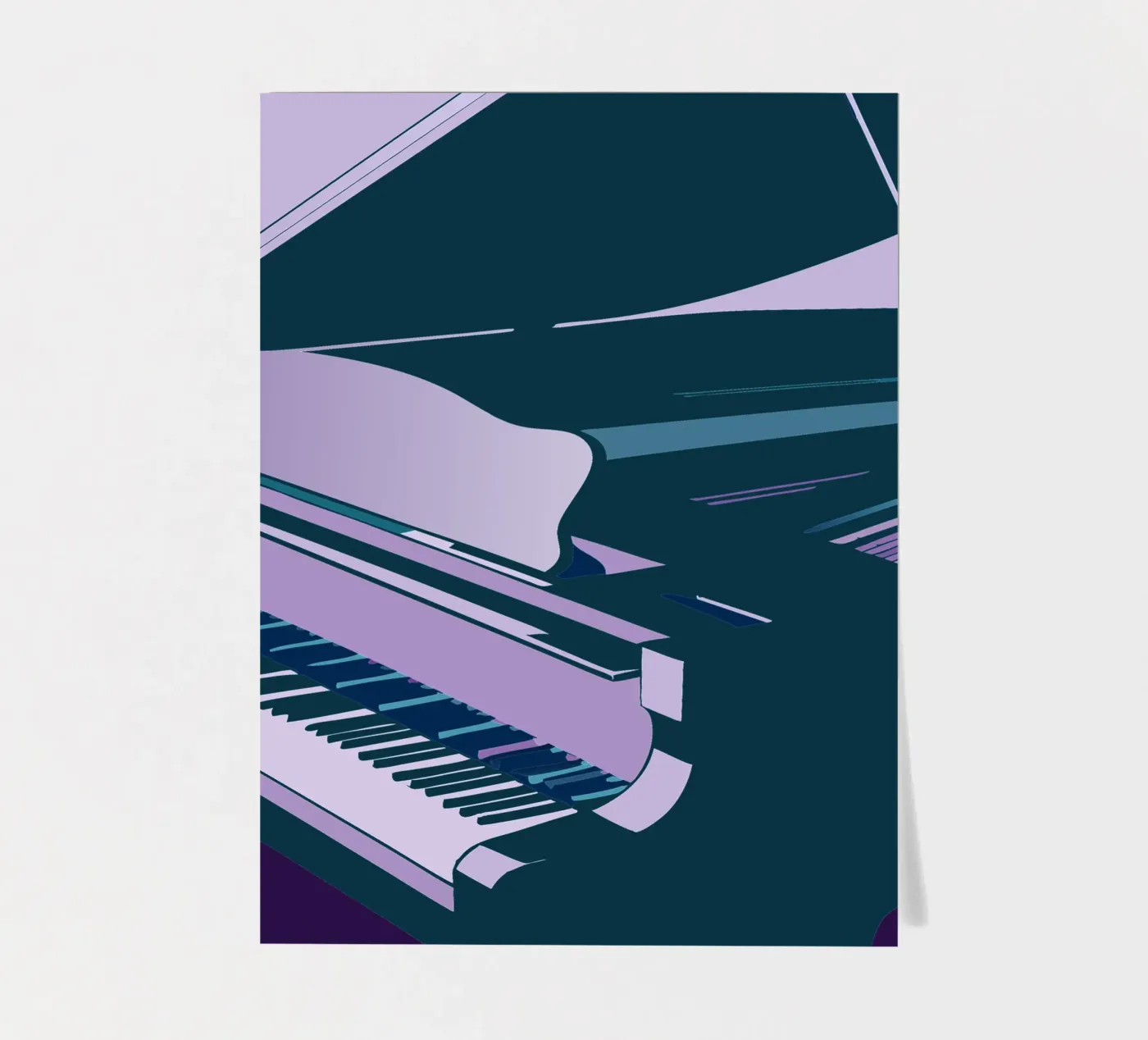 Piano foglio adesivo da MUSIC EDITION