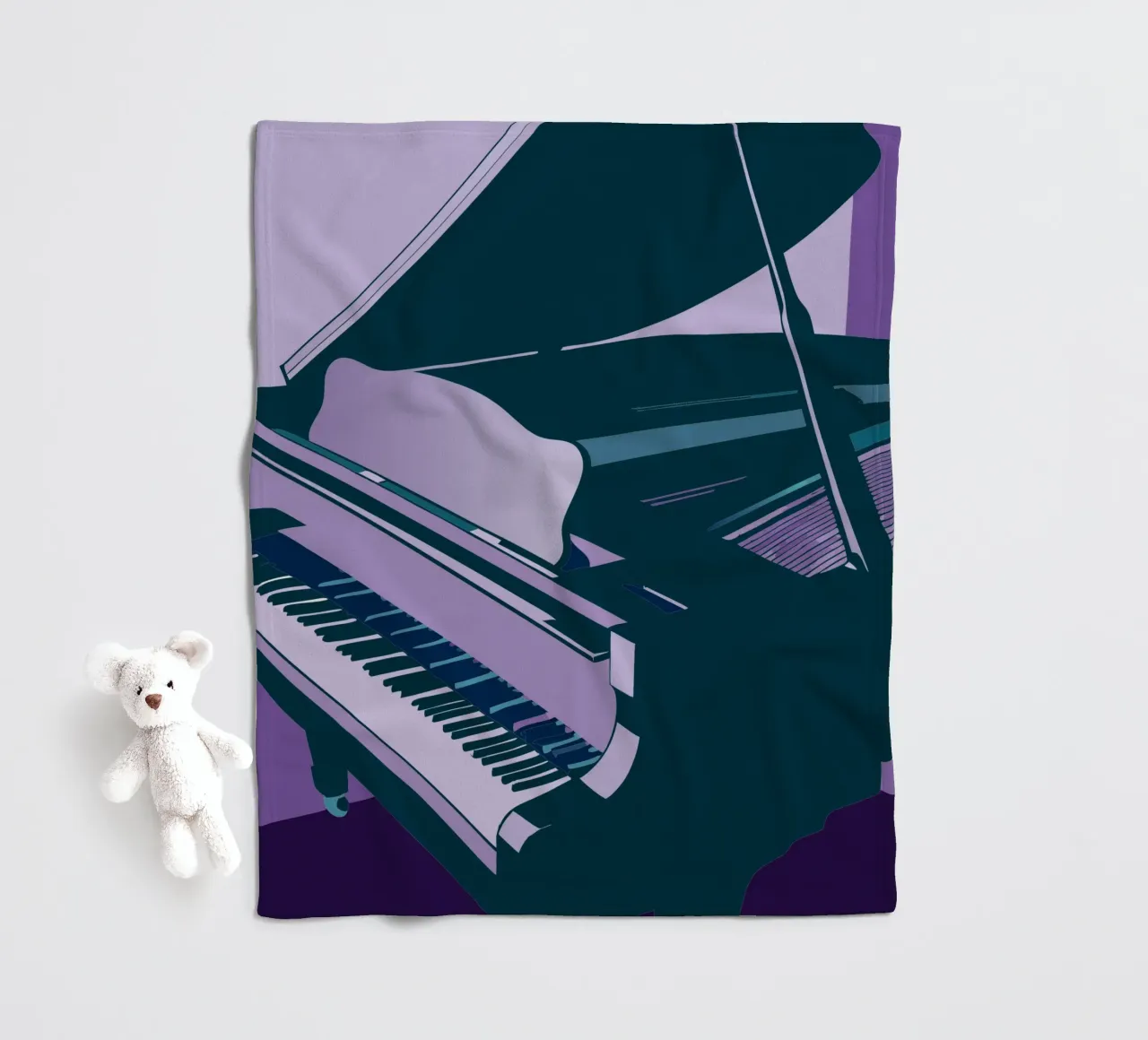 Plan fleecedeken van MUSIC EDITION