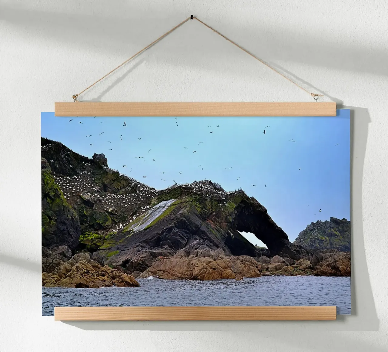 FAA307. Sept Iles Bretagne. poster con telaio in plastica da Thierry vobmann photography