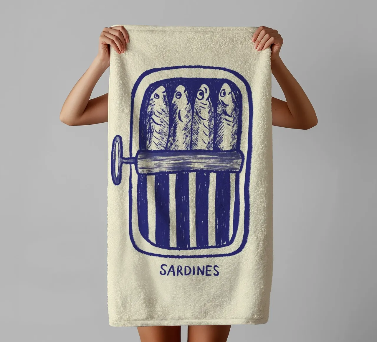 Sardines Handtuch von Studio Dolci