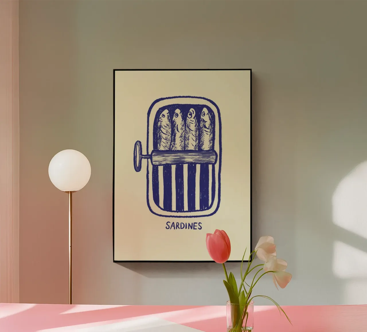 Sardines plexiglass da Studio Dolci