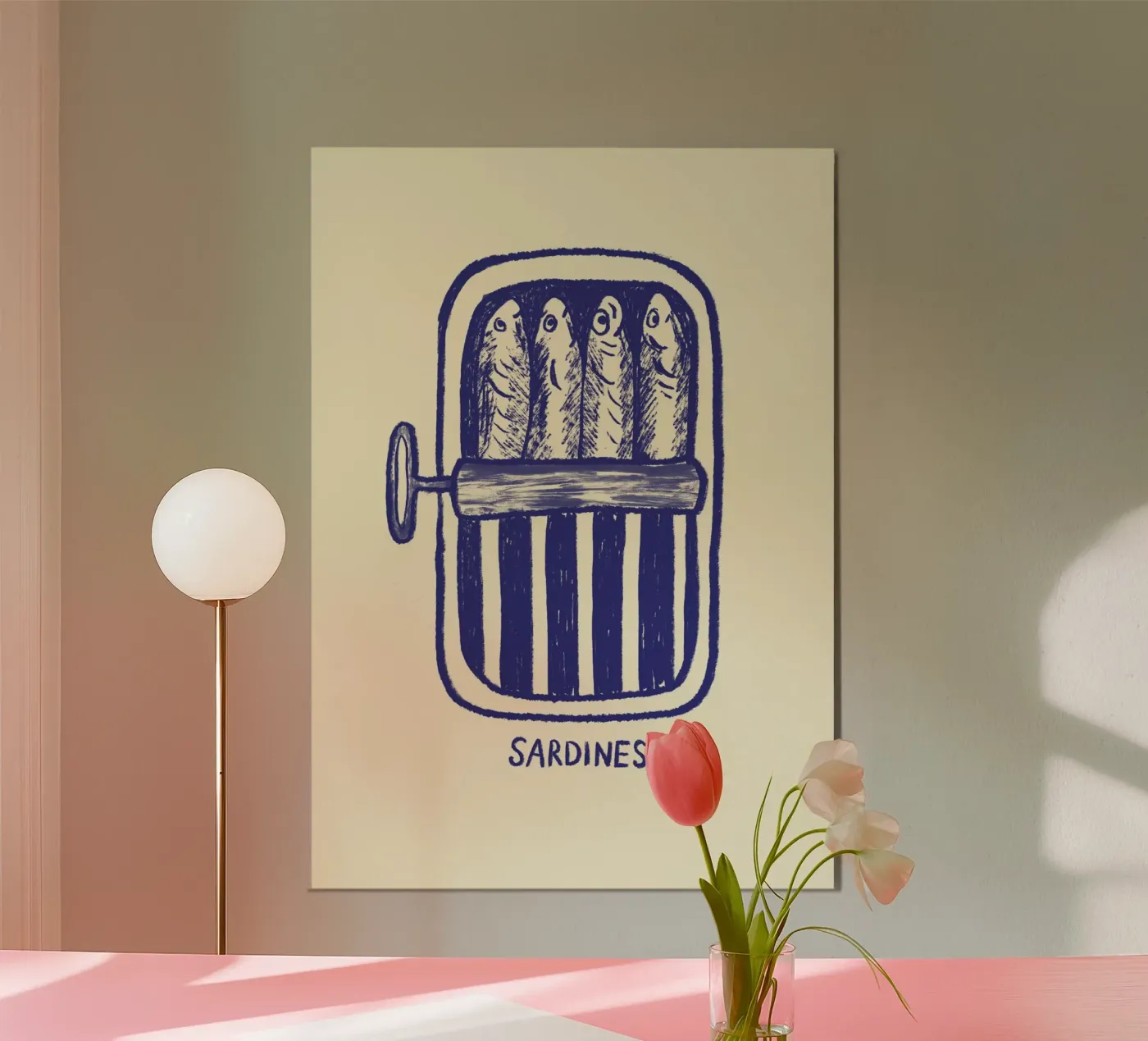 Sardines poster da Studio Dolci