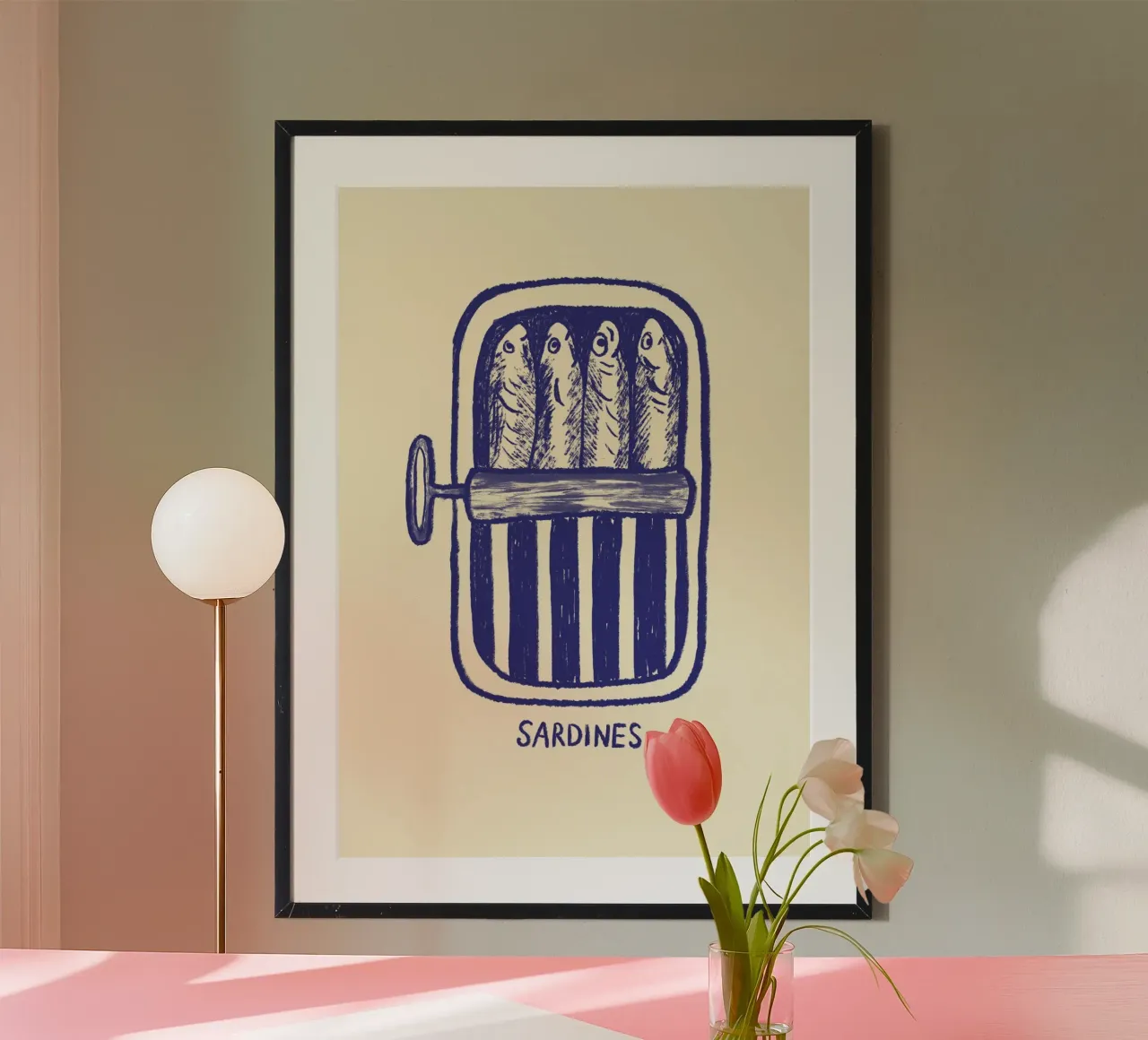 Sardines poster da Studio Dolci