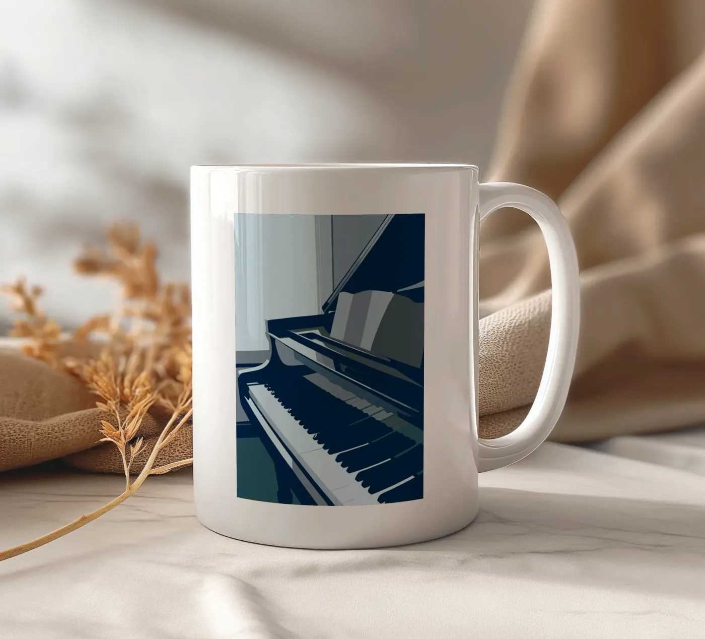 Plan ceramic mug by MUSIC EDITION