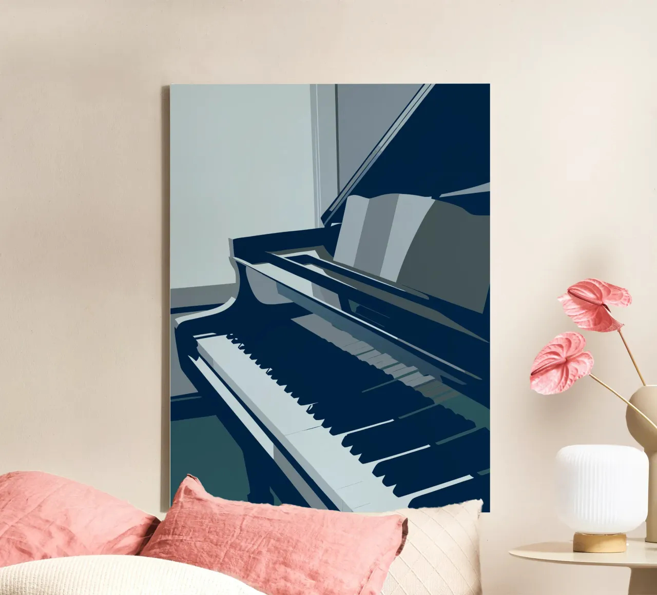 Piano tela con Cornice a cassetta da MUSIC EDITION