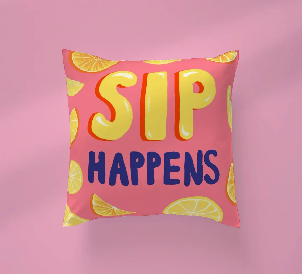 Sip Happens cuscino da Studio Dolci