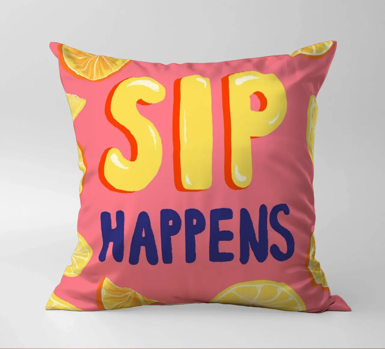 Sip Happens cuscino da Studio Dolci