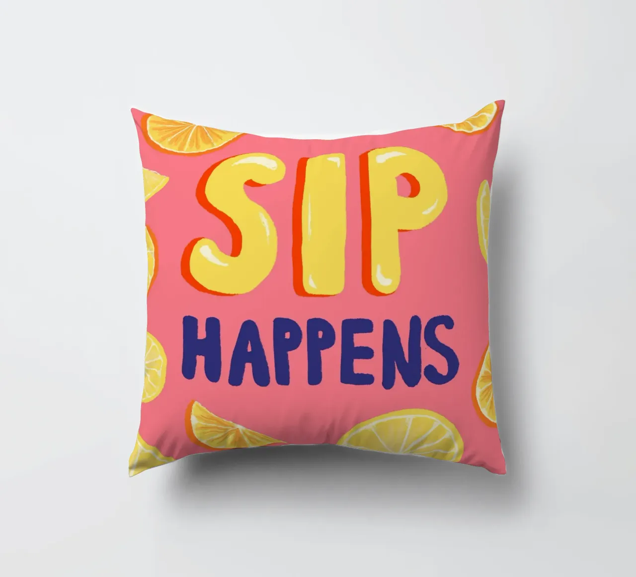 Sip Happens cuscino da Studio Dolci