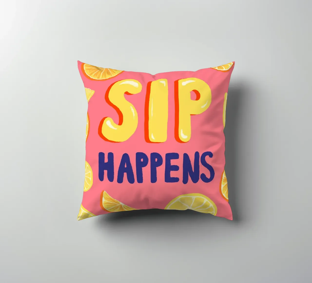 Sip Happens cuscino da Studio Dolci