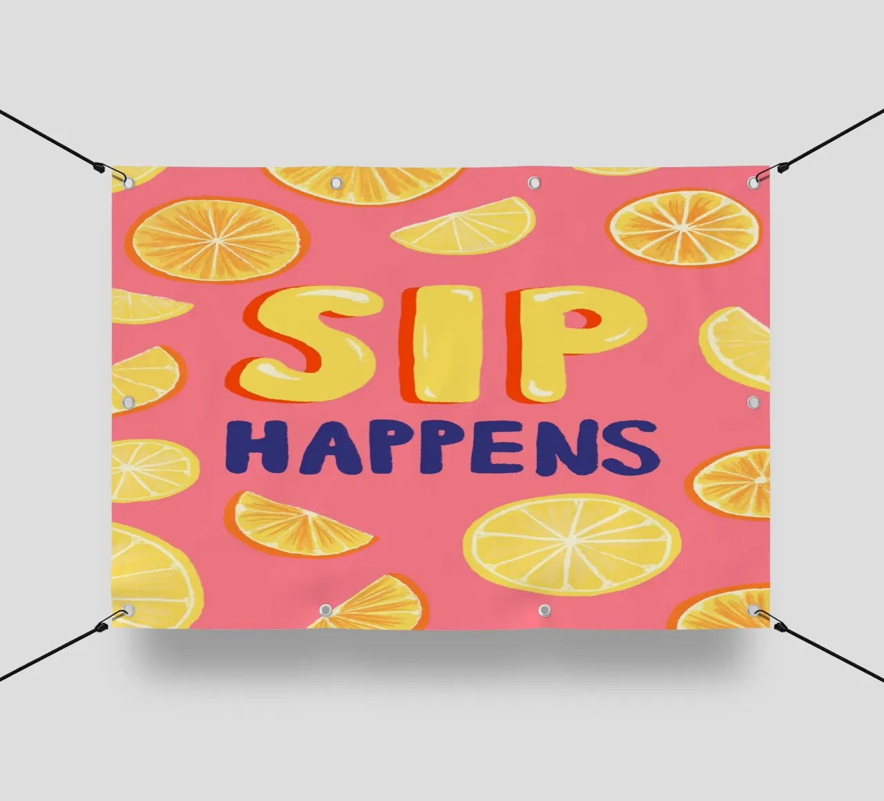 Sip Happens telo in pvc da Studio Dolci