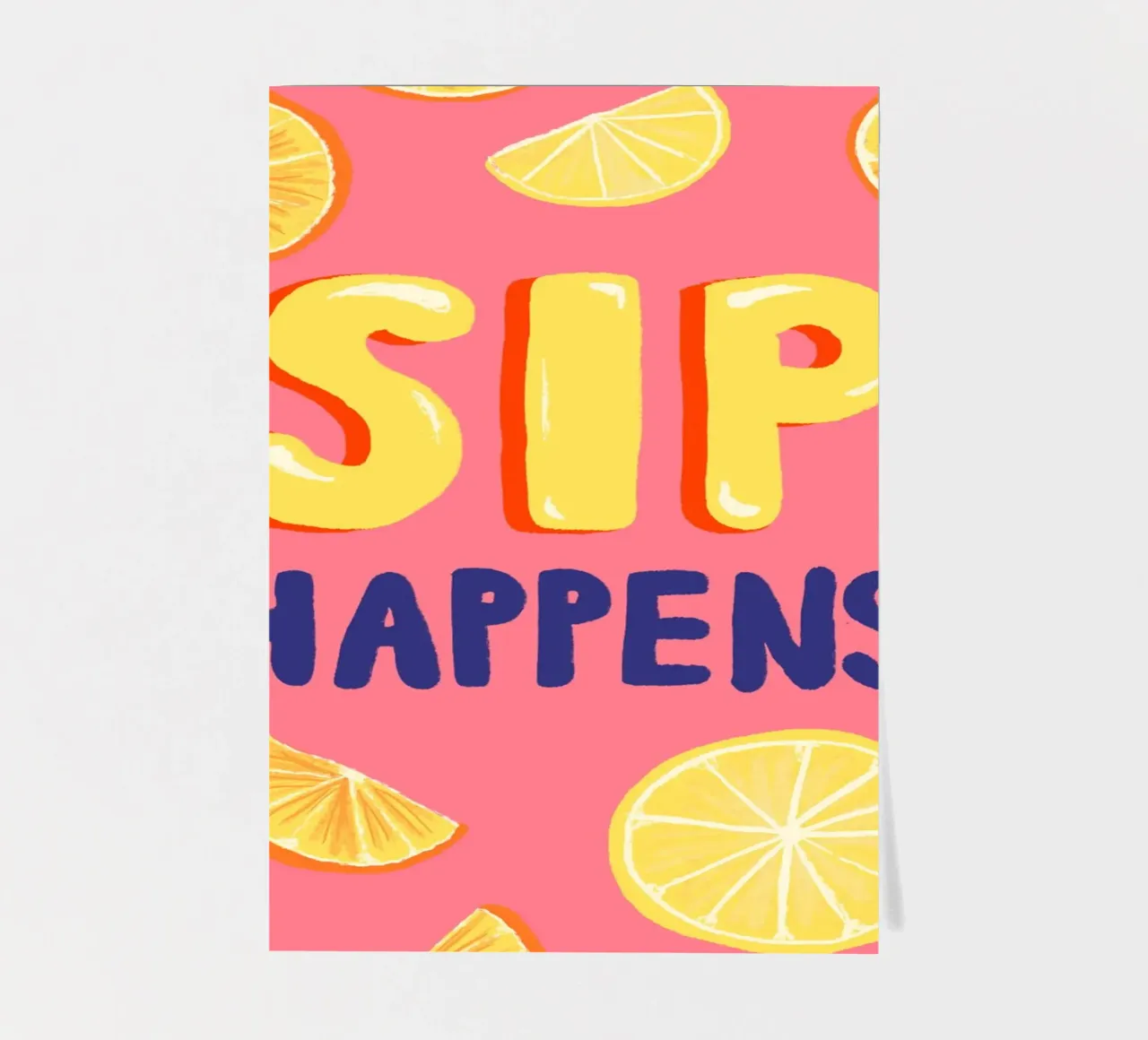 Sip Happens foglio adesivo da Studio Dolci