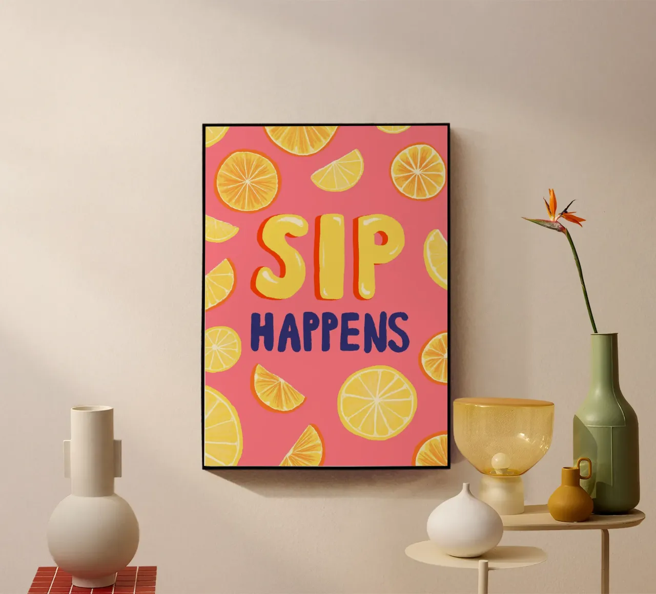 Sip Happens plexiglass da Studio Dolci