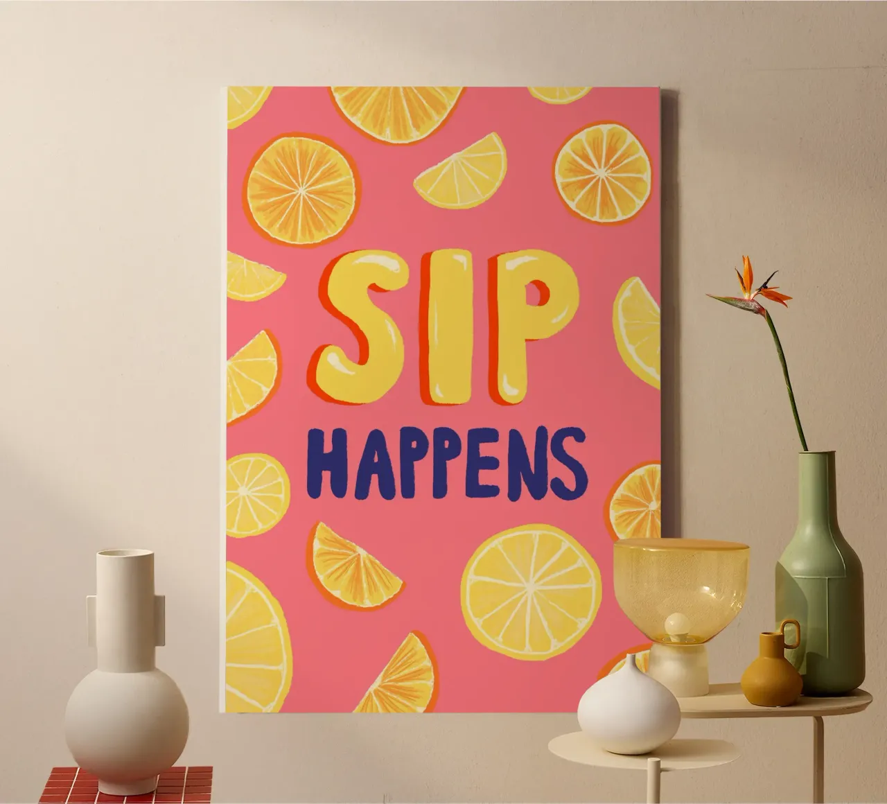 Sip Happens tela da Studio Dolci