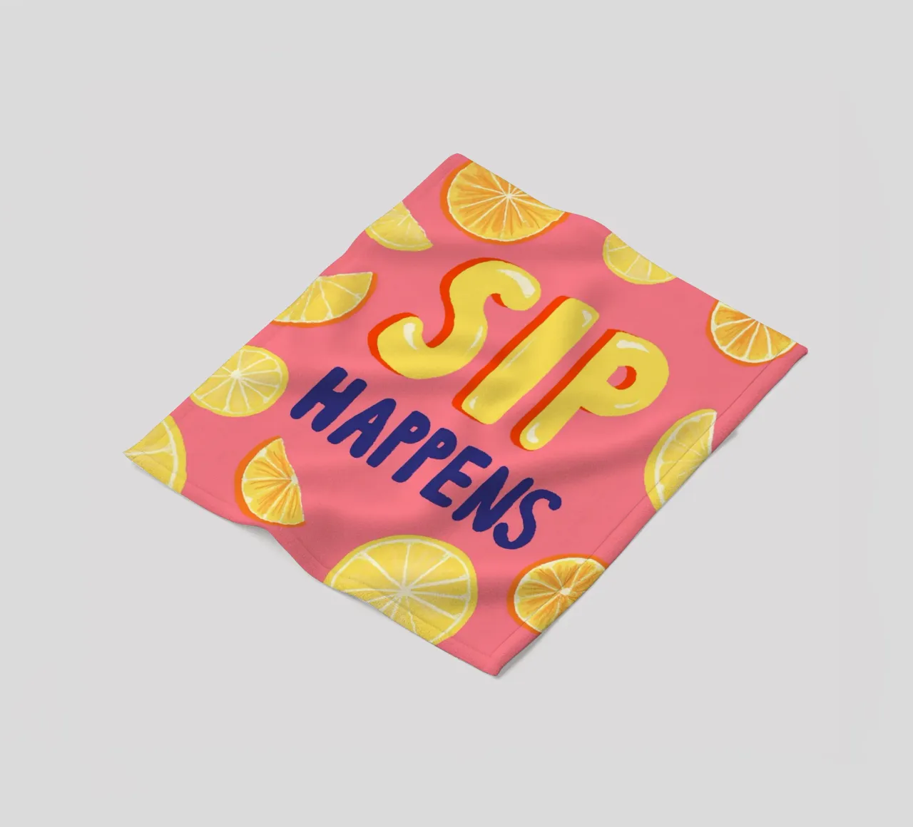 Sip Happens coperta in pile da Studio Dolci