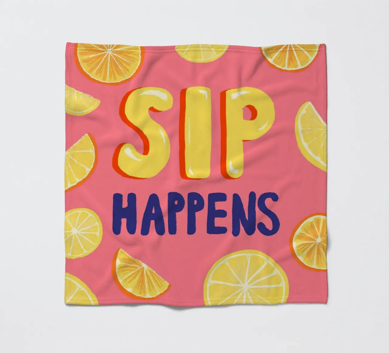 Sip Happens coperta in pile da Studio Dolci