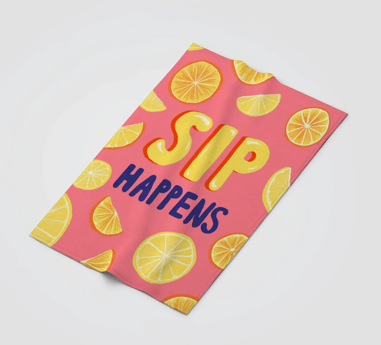 Sip Happens coperta in pile da Studio Dolci