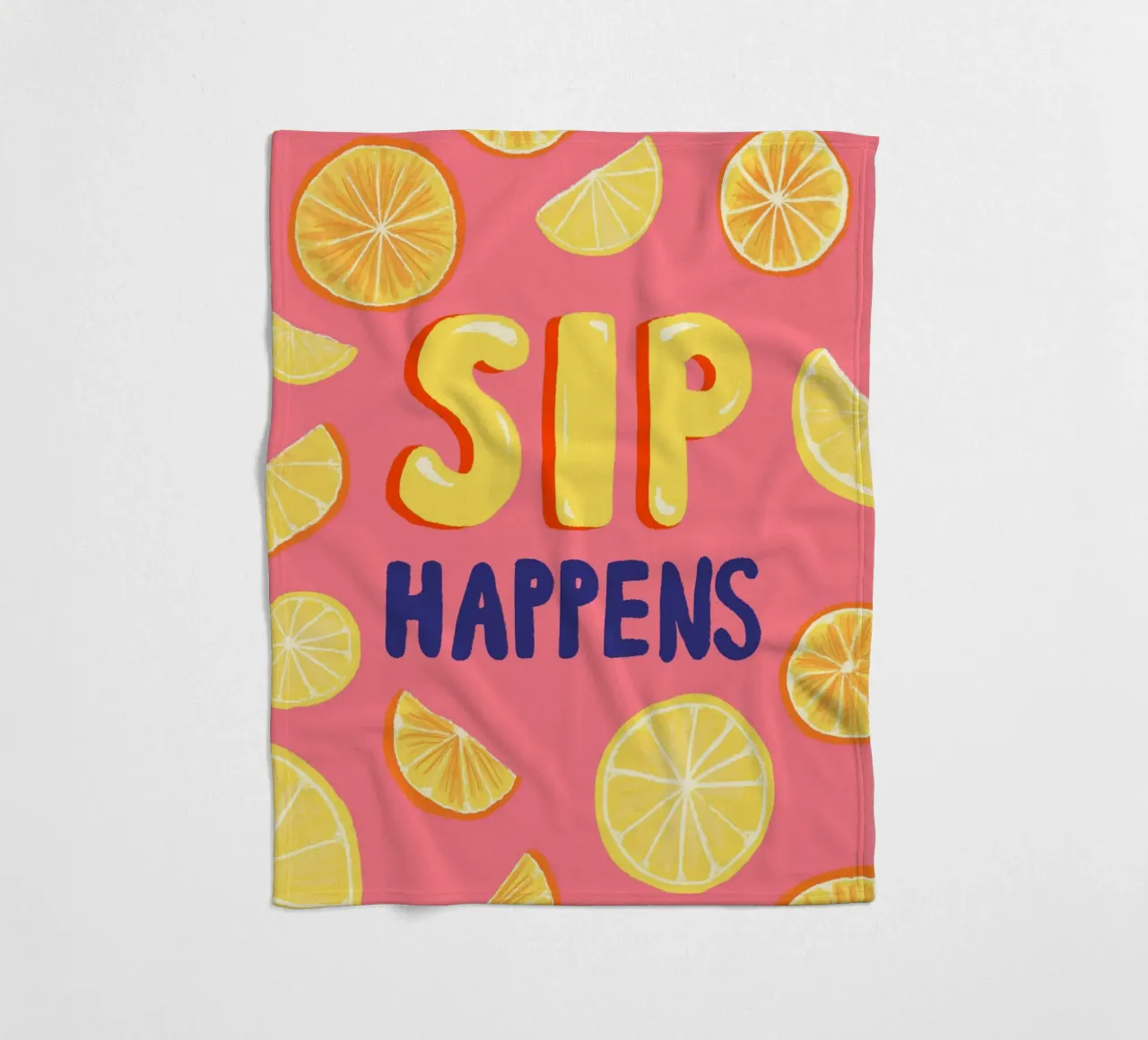 Sip Happens coperta in pile da Studio Dolci